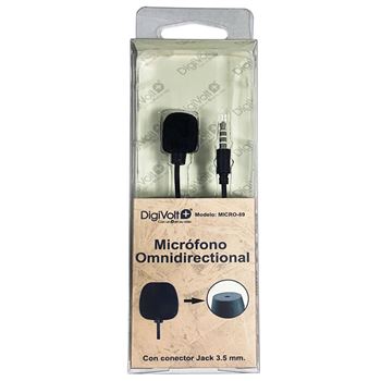 Digivolt micrófono omnidireccional con jack 3.5 micro-89 - MICRO-89_B02