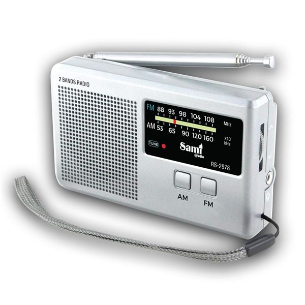 Radio Am/Fm a Pilas Mini Horizontal RS-2978 Sami