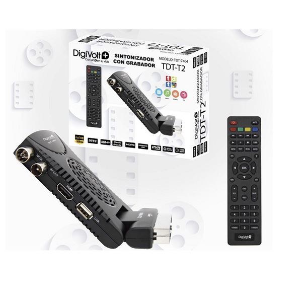 Comprar Receptor TDT T2 HDMI Euroconector. AXIL Online - Bricovel