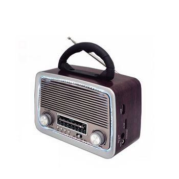 Sami radio clásica ac/dc madera bt usb micro-sd rs-11807 - RS-11807_1