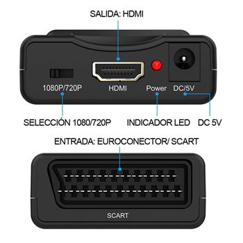 Convertidor HDElite de Scart a HDMI - Euroconector - LDLC
