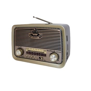 Kooltech radio clásica ac/dc/batería usb sd aux cpr-indie - CPR-INDIE_B00