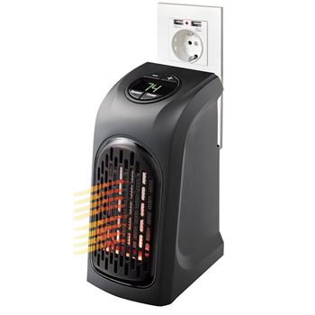 Calefactor de enchufe termoventilador 400w 220v temorizador 12h - TH-PH10