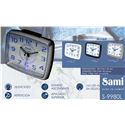 Sami despertador analógico silencio luz s-9980 - S-9980