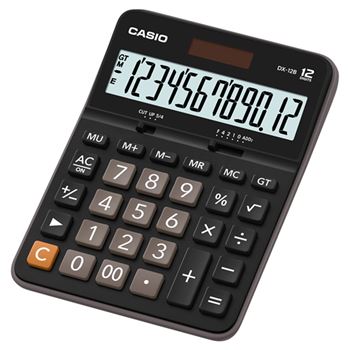 Casio calculadora sobremesa 12 dígitos solar dx-12b - DX-12B