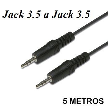 Cable jack 3,5mm a jack 3,5mm 5m wir257 - WIR257