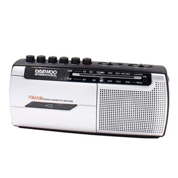 Daewoo radio cassette am/fm pequeño drp-107 - DRP-107_B00