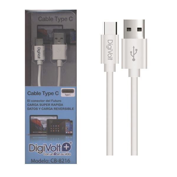Digivolt cable tipo-c a usb carga y datos cb-8216 - CB-8216_2