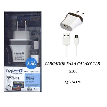 Digivolt cargador micro usb 2500 mah tablet qc-2418 - QC-2418