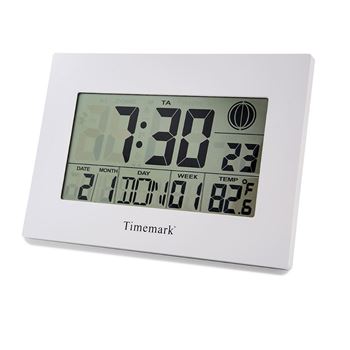 Timemark reloj de pared rectangular 15x24 digital cl-goa - SL500 BLANCO