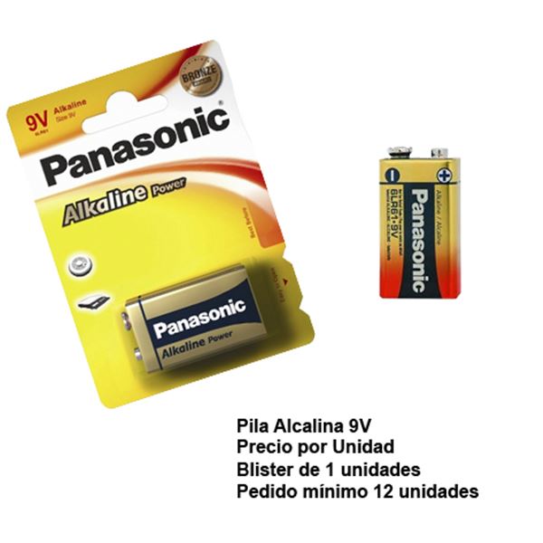 Panasonic pila alcalina 9v lr-v061 - PANA9V