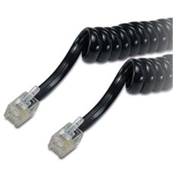 Cable teléfono espiral m / m 2.1m rj-9 wir150 - 10480