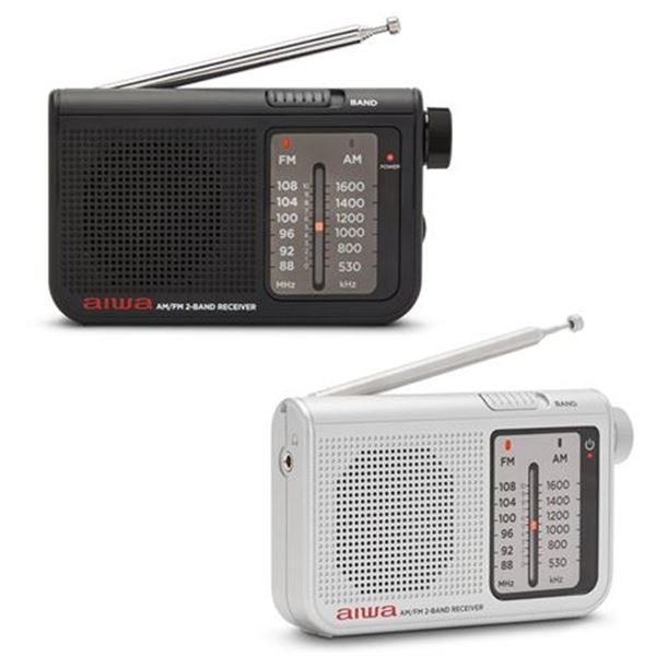 Radio portátil Aiwa, FM – AM conector auriculares