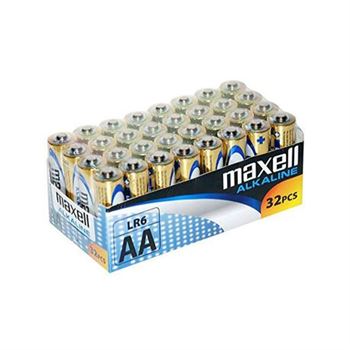 Maxell pila alcalina lr-6 aa 1.5v pack de 32 pilas - R-6M-B32