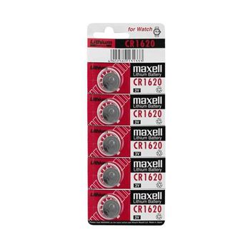 Pila de botón litio cr-1620 3v blíster de 5 pilas - CR-1620-B5