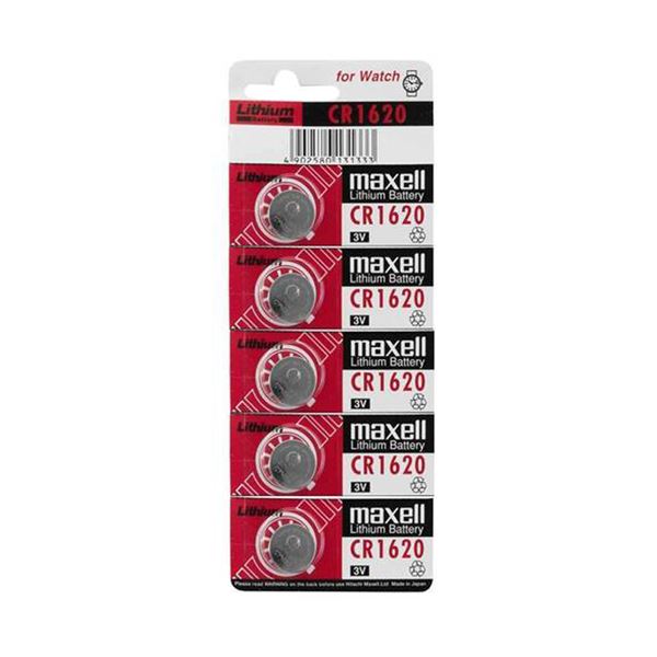 Pila de botón litio cr-1620 3v blíster de 5 pilas - CR-1620-B5
