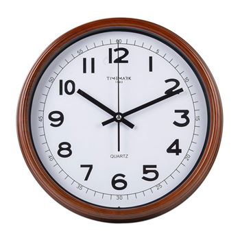 Timemark reloj de pared redondo 29 cm madera cl-83 - CL-83