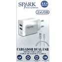 Spark cargador móvil micro usb 3.4a cable de 1m s-34s-sm - S-34S-SM
