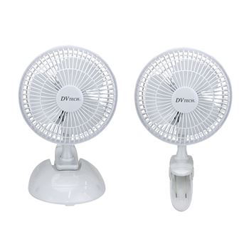 Dvtech ventilador pinza y mesa 15cm 6" 18w 2 in1 dv-405 - DV-405