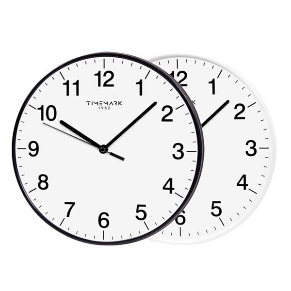 Timemark reloj de pared redondo 30 cm marco fino cl-244 - CL-244