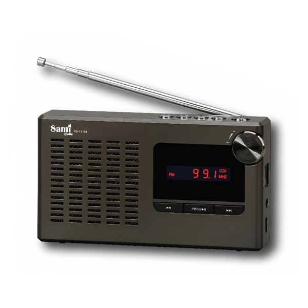 Sami Radio Bolsillo Bandas Digital con Sleep y Memoria RS-12903