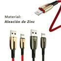 M2 tec cable móvil carga rápida iphone 1,20m 5.0a zinc v-6336 - V-6336_1