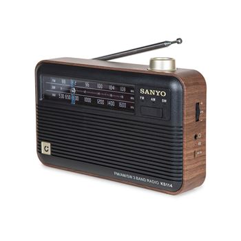 Sanyo radio recargable am/fm/sw 3 bandas horizontal ks-114 - KS-114
