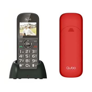 TELEFONO MOVIL CON TAPA 2.4″ QUBO NEO