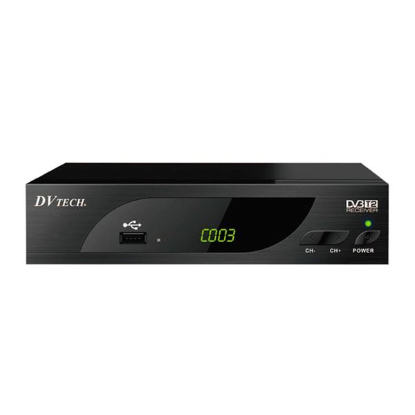 DvTech Sintonizador Digital TDT T2 HD con Grabador DV-300