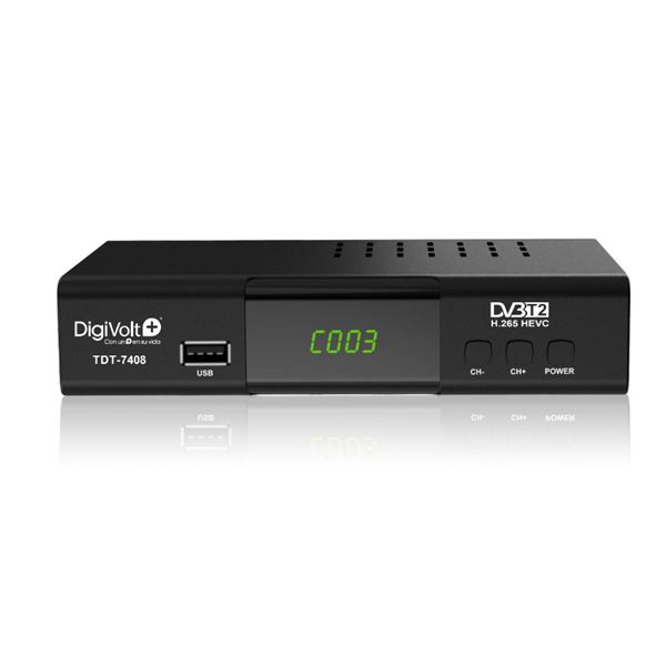 TDT T2 Digivolt Con USB/HDMI/Grabador TDT-7403