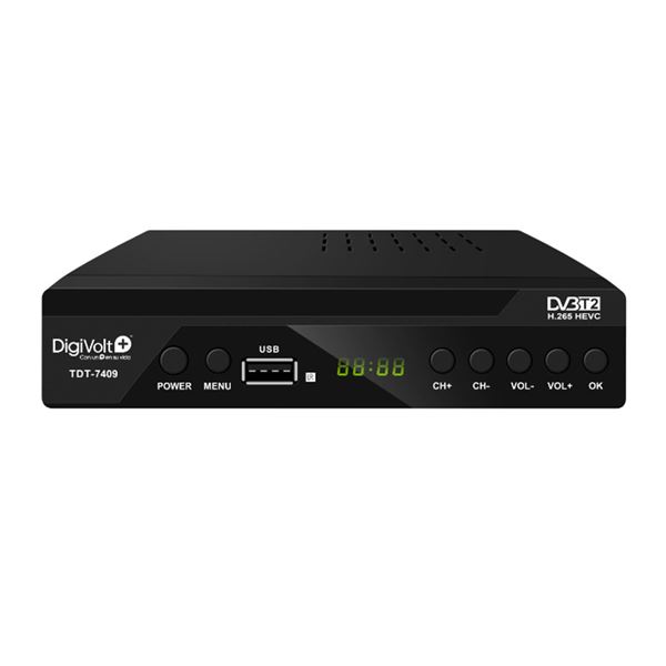Sintonizador TDT HD T2 MAJESTIC DEC 665, HDMI, USB reproductor y