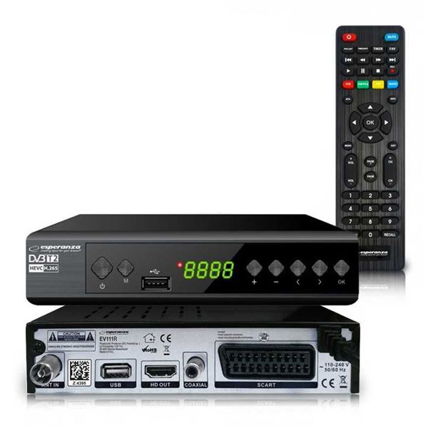 ESTAR TDT HD DVB-T2 H.265 HEVC Alta Definición USB T2-618UHD