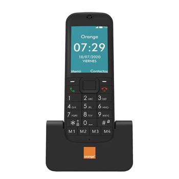 Adoc teléfono inalámbrico con tarjeta sim base de carga 2.4" gama 301 - 301