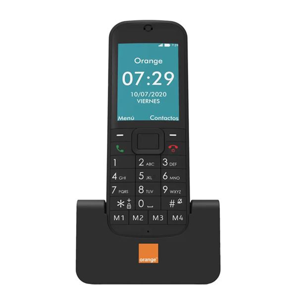 Adoc teléfono inalámbrico con tarjeta sim base de carga 2.4" gama 301 - 301