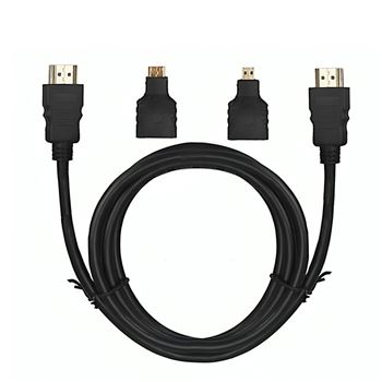 Sanda cable adaptadro hdmi a mini y micro hdmi 1.5m sd-4550 - SD-4550