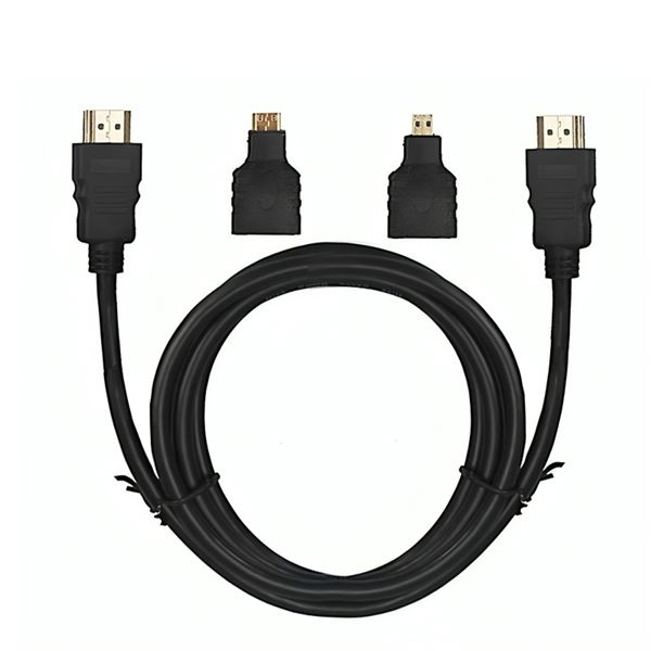Sanda cable adaptador hdmi a mini y micro hdmi 1.5m sd-4550 - SD-4550