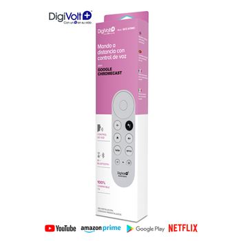 Digivolt mando smart tv comp. google chromecast control voz + ir bt gcc-67 - GCC-67