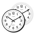 Timemark reloj de pared redondo 30 cm blanco/negro cl-123 - CL-45_B01