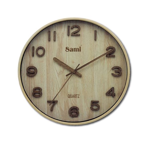 Sami reloj pared madera redondo 31 cm rsp-11582 - RSP-11582