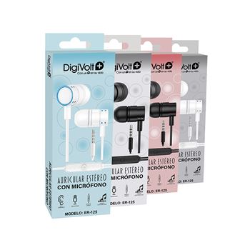 Digivolt auricular movil c/micro estéreo er-125 - ER-125