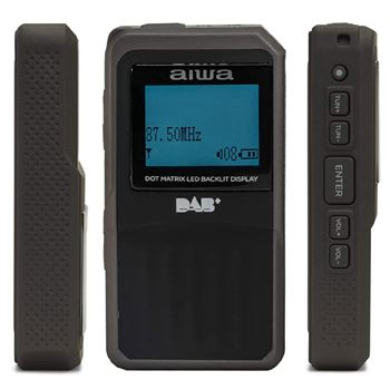 Aiwa Radio Portátil Mini RD-20DAB FM Plateado