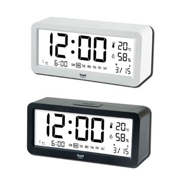 Sami despertador digital 3 alarmas humedad temperatura ld-9812 - LD-9812_B02