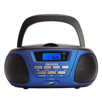 Aiwa radio cd usb mp3 bt azul bbtu-300bl - BBTU-300BL_B00