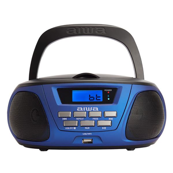 Aiwa radio cd usb mp3 bt azul bbtu-300bl - BBTU-300BL_B00