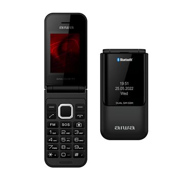 Aiwa teléfono móvil senior 2.4" flip phone negro fp-24 - FP-24_2