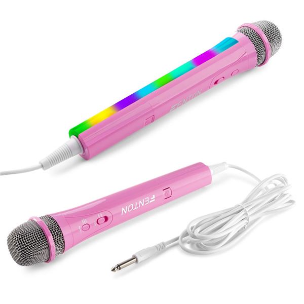Beamz karaoke disco micro led rosa 130.144 - 130_144_B00
