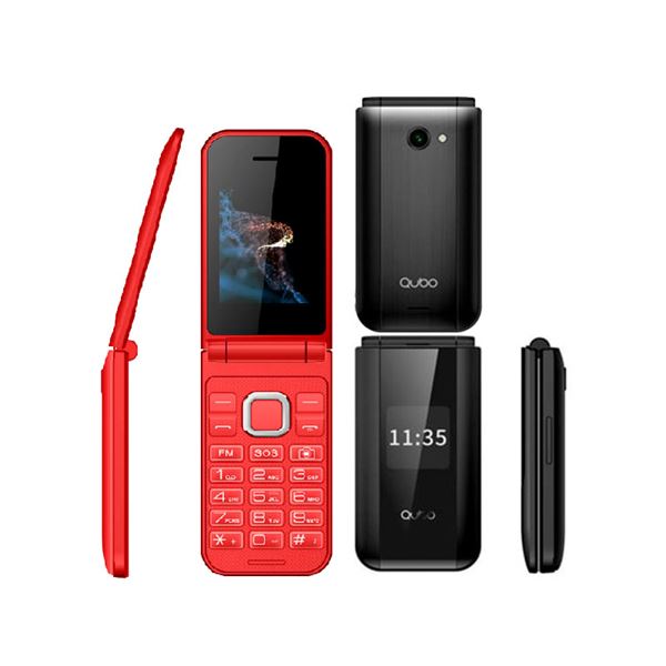 Qubo teléfono móvil senior 2.4" con tapa y pantalla x219 - X219_B00