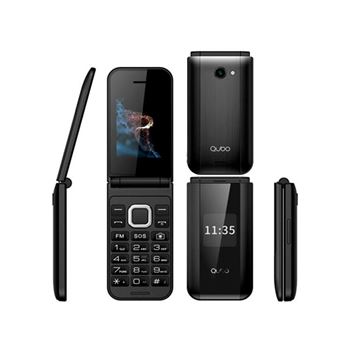 Qubo teléfono móvil senior 2.4" con tapa y pantalla x219 - X219_B01